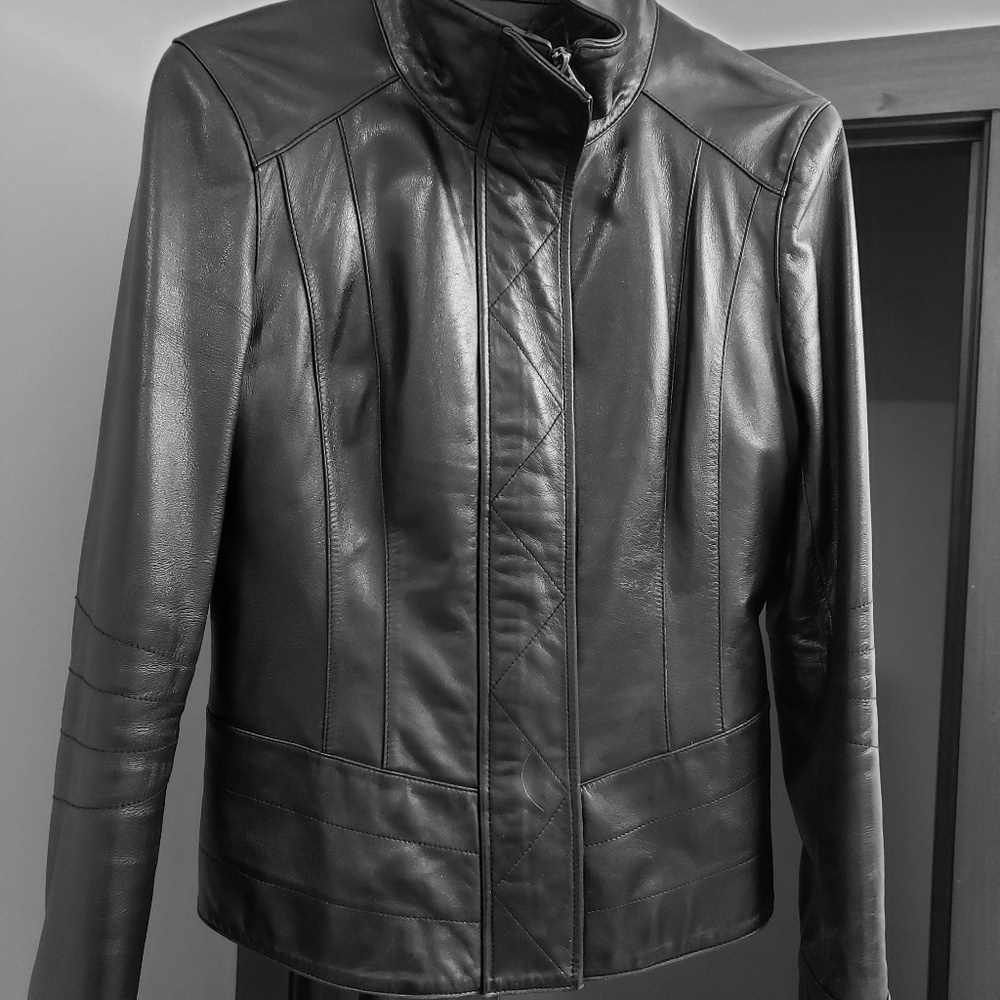 Real leather jacket...
